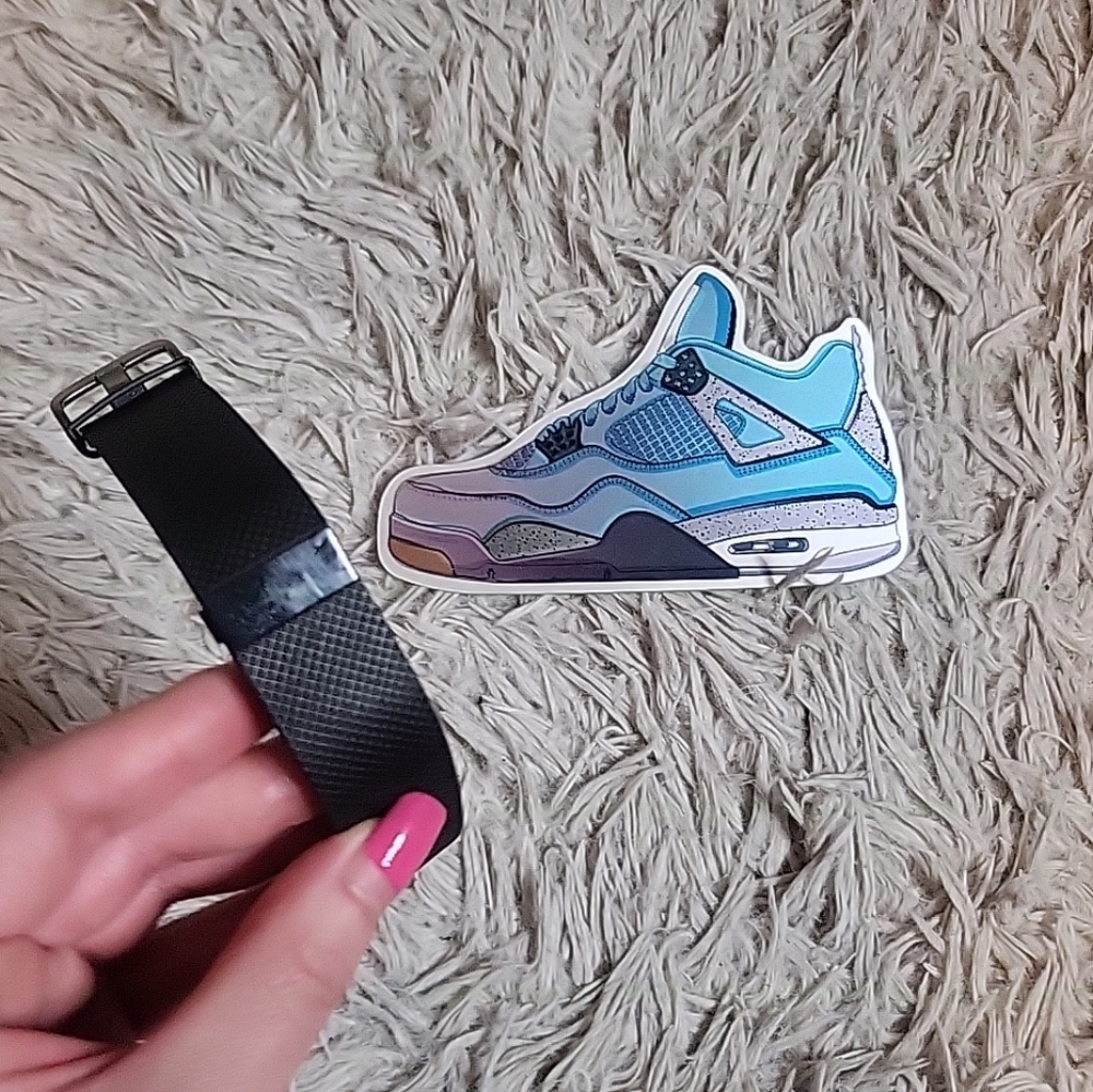 Fitbit Black and 3D Color Change Sneaker Sticker Bundle - 2 Piece ✨️💫